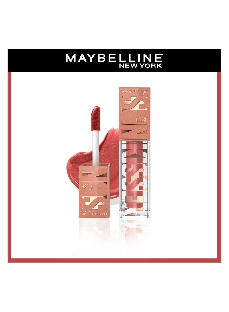 MAYBELLINE NEW YORK Sunkisser Liquid Glow Blush With Vitamin E, 06 City Sizzle