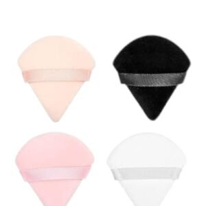 Shein 4pcs Powder Puff Soft Face Triangle Makeup Puff for Loose Powder Body Cosmetic Foundation Sponges Beauty Blender Makeup Tool Multicolors