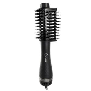 CH&BE Tri Dry Brush | hair volumizer triple barrel | Negative ions | Charcoal and nylon double bristles | 360° airflow | Shiny, frizz-free styling