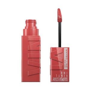 MAYBELLINE NEW YORK Super Stay Vinyl Ink 16h Longwear Transfer Proof Smudge Proof Instant Shine Finish Liquid Lipstick  - 15 Peachy 15