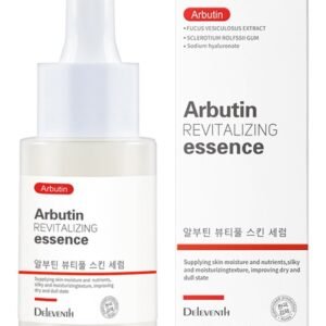 DELEVENTH DEleventh Korean Brand Arbutin Revitalizing Essence 37ml / with Vitamin E, Anti-oxidation, Brightens and Evens Skin Tone, Reduces Dark Spots, Deeply Hydrates and Nourishes