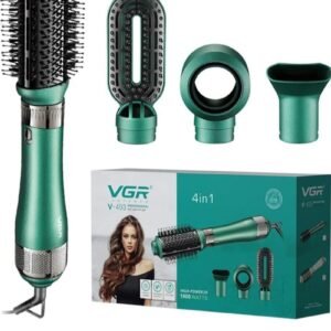 VGR Thermal brush - hairdryer professional hair dryer with hot air, 4 in 1, with ceramic coating and overheat protection technology high power 1000 watts V 493
