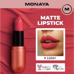 Monaya Matte Lipstick,Colour Rich Original Creamy, Hydrating Satin Lipstick colors-Simply Ageless Moisture Renew Core Lipstick