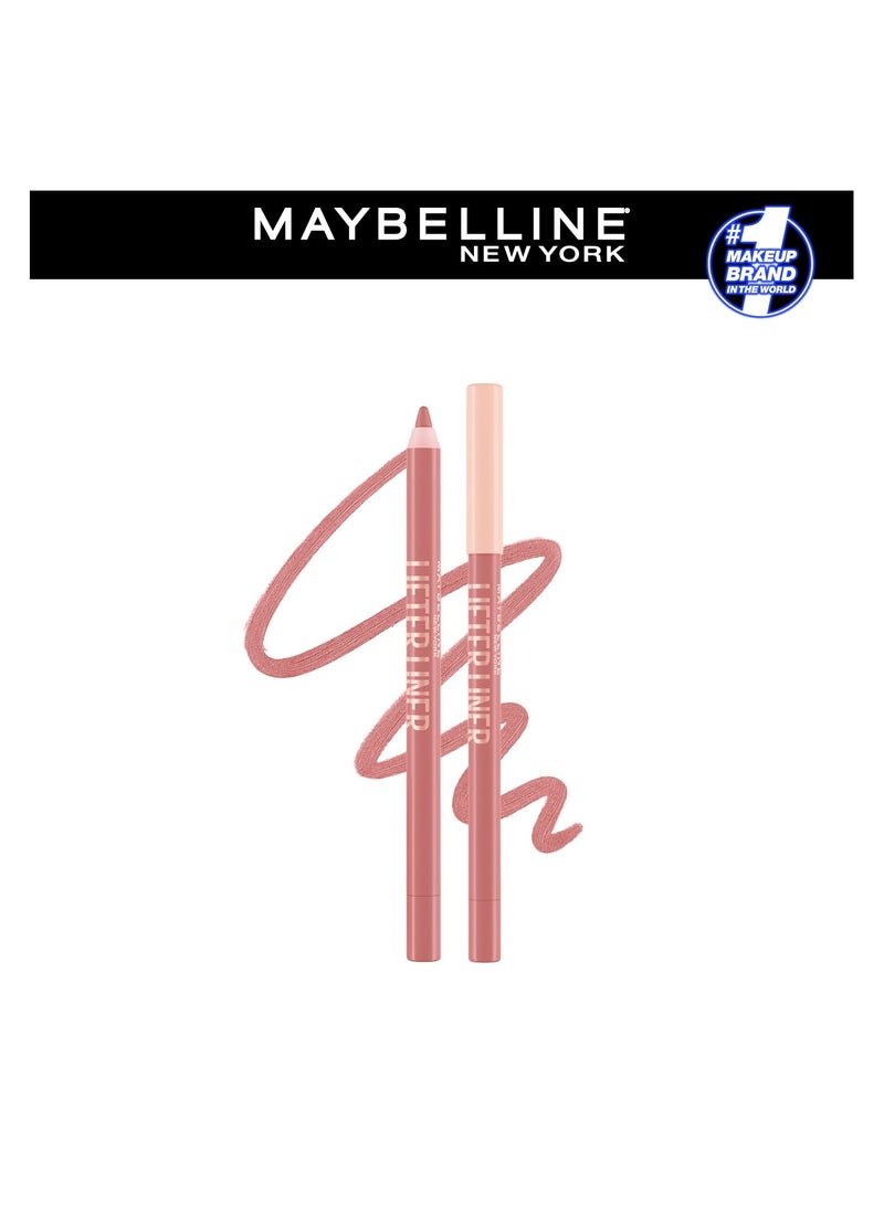 MAYBELLINE NEW YORK MAYBELLINE LIFTER LINER 06 LINE LEADER - Lip Liner Makeup with Hyaluronic Acid