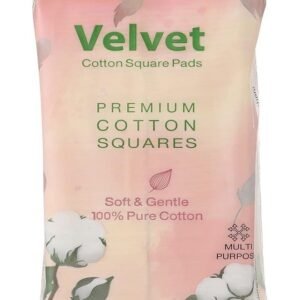 VELVET multipurpose square cotton pads pack of 160 pcs