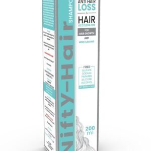 Nifty Hair Shampoo Free of (Sulfate, Paraben, Silicone, and Alcohol) with Balanced pH 200 ml