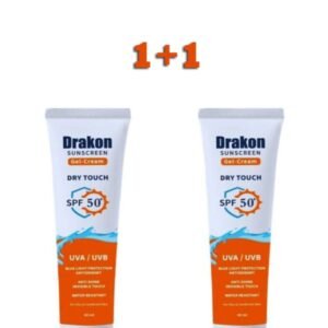 DRAKON Sunscreen Gel SPF 50+, 1+1
