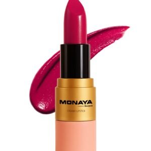 Monaya Creamy Lipstick colors,Super Lustrous Lipstick, Creamy Formula For Soft, Fuller-Looking Lips, Moisturized Feel