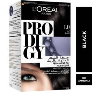 L'OREAL PARIS Prodigy Permanent No Ammonia Hair Color, Packaging May Vary 1.0 Black