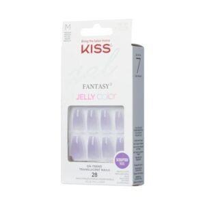 KISS GEL FANTASY 28 nails Jelly Color (M)