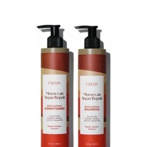 favelin Favelin Moroccan Argan Repairing Set | Shampoo 300 ML and Conditioner 300 ML