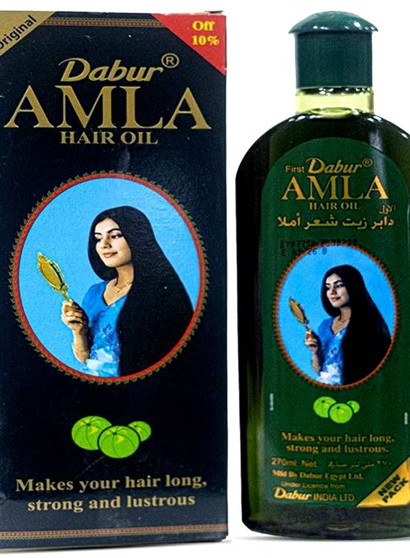 Dabur Dabur Amla Hair Oil With Pure Amla Natural Extracts - 270 Ml